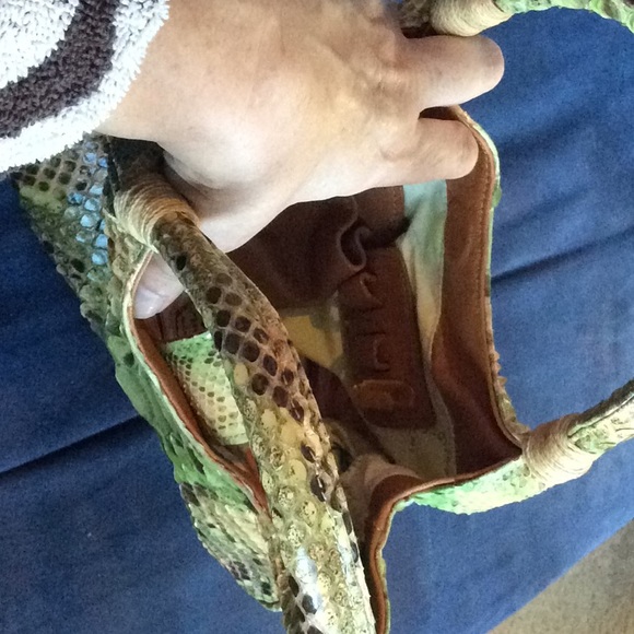Python CARLOS FALCHI handbag made by hand nwot - Picture 6 of 13
